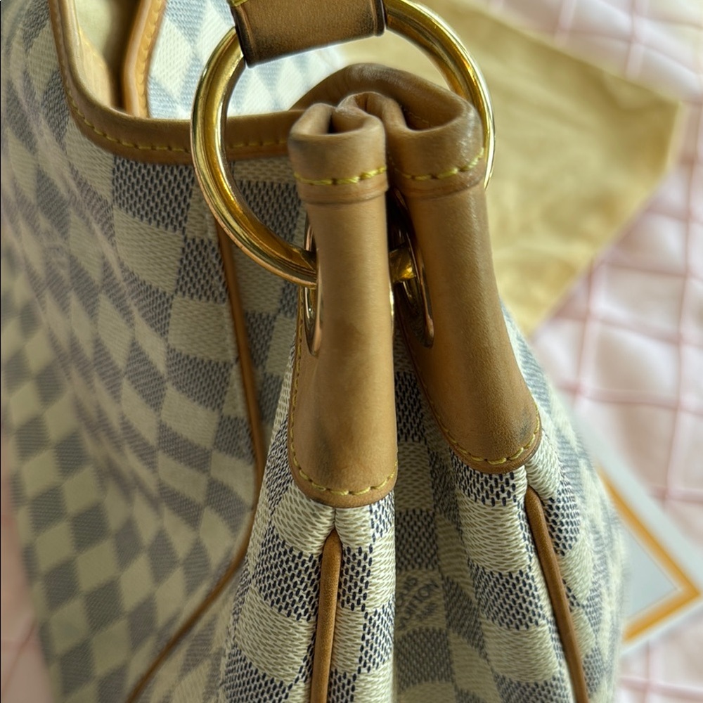 Authentic Louis Vuitton Galleria PM in Damier Azur - Picture 13 of 17